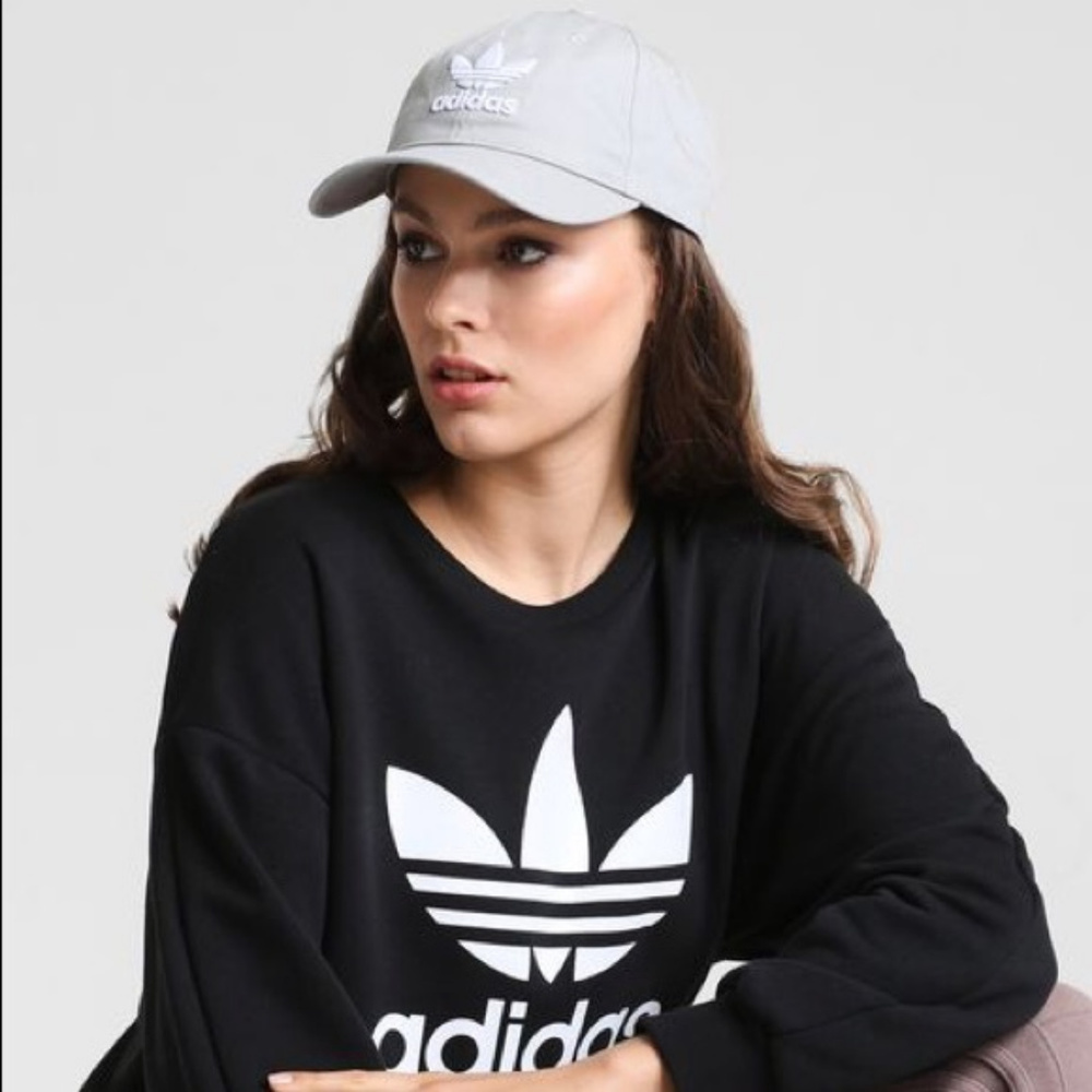 Grey adidas hat